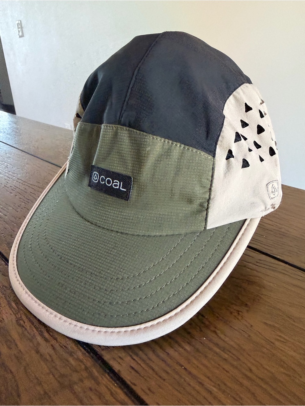 Coal Hat Cap Adjustable Gray Green Black Neon 5 Panel The Provo One Size Running